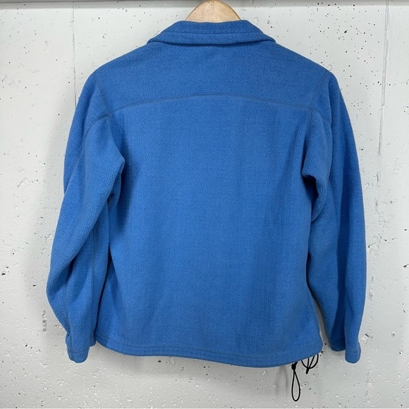 Patagonia Women's Size Medium Sky Blue Fleece Zip Up Jacket - Picture 8 of 16
